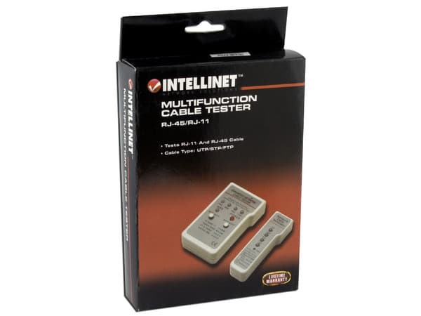 Probador de Cables Multifuncional Intellinet Prueba RJ-11 y RJ-45