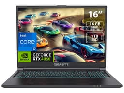 Laptop Gamer Gigabyte G6:Procesador Intel Core i7 13620H (hasta 4.9 GHz),Memoria de 16GB DDR5,SSD de 1TB,Pantalla de 16" LED, WUXGA (1920x1200), 165Hz,NVIDIA GeForce RTX 4060 8GB GDDR6, S.O. Windows 11 Home, Teclado Versión en Inglés. - imagen 1