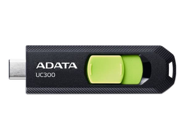 Unidad Flash USB-C 3.2 ADATA UC300 de 64 GB, Color Negro.