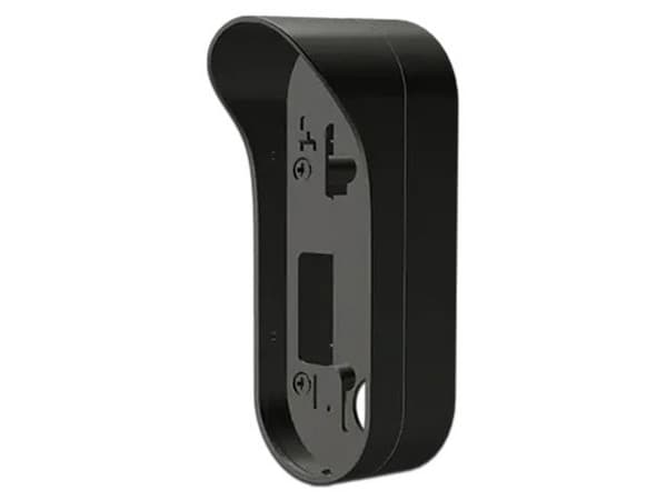 Base de Pared Provision ISR, Con Techo, Compatible con Doorbell, Color Negro.