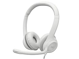 Audífonos con Micrófono Logitech H390, Respuesta de Frecuencia 20-20000Hz, USB. Color Blanco. - imagen 1