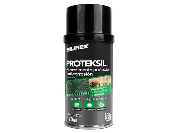 Revestimiento Silimex anticorrosivo en aerosol, protector de sistemas electrónicos de 170ml.