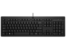 Teclado Alámbrico HP 125, Conexión USB-A, Cable de 180 cm, Diseño Ergonómico, Color Negro. - imagen 1