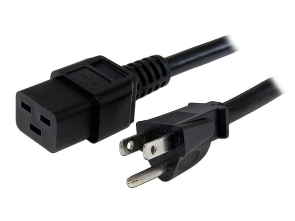 Cable de alimentación NEMA 5-15P a C19 de 90cm