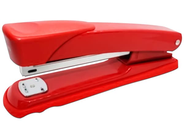 Grapadora Nextep Metálica Premium de tira completa, Contiene 12 Piezas, Color Rojo.