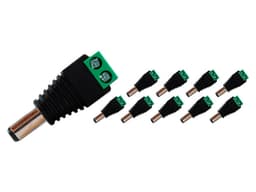 Paquete de 10 Conectores de Corriente Enson ENS-MC01, Jack 3.5mm para Alimentar Cámaras CCTV o Realizar Empalmes de Cableado. - imagen 1