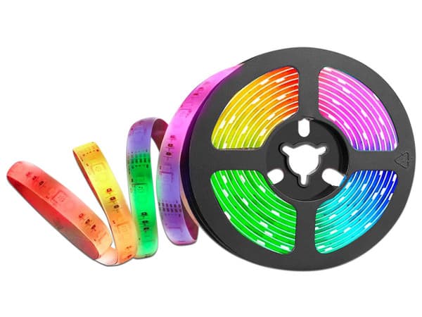 Tira LED DuoSmart S30, Iluminación RGB, Compatible con Alexa y Google Home, Wi-Fi, 5m.