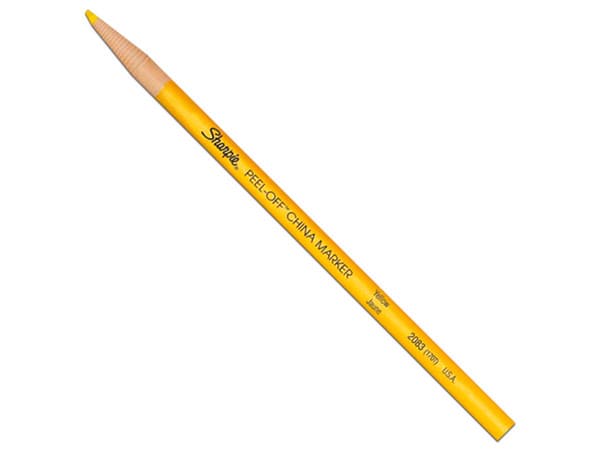 Marcador de Cera Sharpie Mirado 170, Color Amarillo, (12 Piezas).