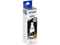 Botella de Tinta Negra Epson T664, Modelo: T664120-AL. - imagen 1