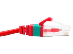 Cable de Red Enson Cat6, Conector RJ-45 (M-M), 28 AWG, 0.9m. Color Rojo. - imagen 2