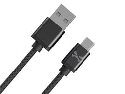Cable USB GHOSTEK USB-A a Micro USB, 1.8m. Color Negro. - imagen 1