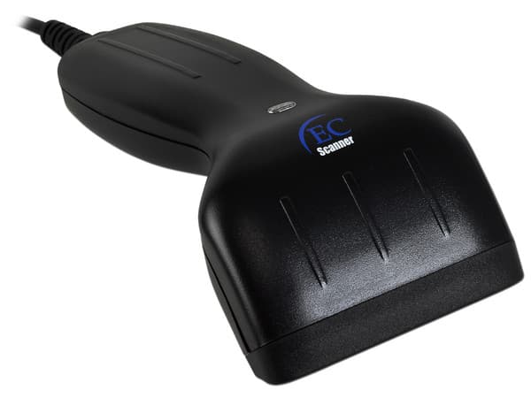 Lector de Código de Barras EC Line, Ergonómico, CCD, USB, Negro.