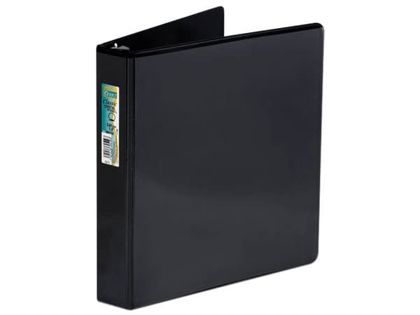 Carpeta Panorámica Kinera Classic 9501NE de Vinil, Tamaño Carta, Hasta 100 hojas. Color Negro