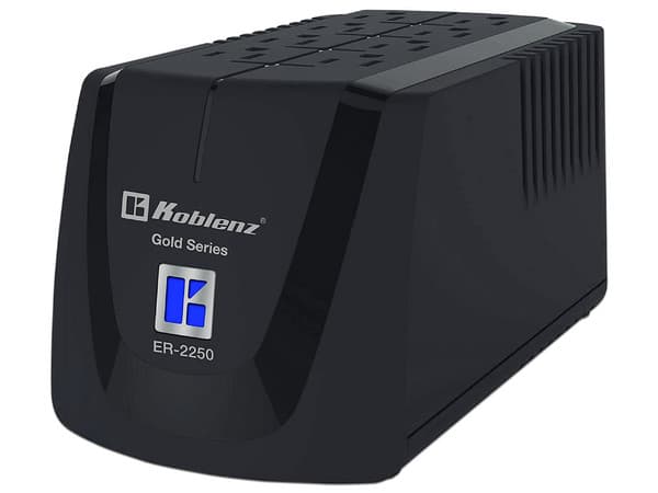 Regulador de Voltaje Koblenz Gold Series ER-2250, 2250VA/1000W, 8 x contactos NEMA 5-15R.