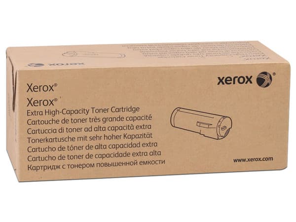 Cartucho de Tóner Xerox Color Negro, Modelo: 106R03945.