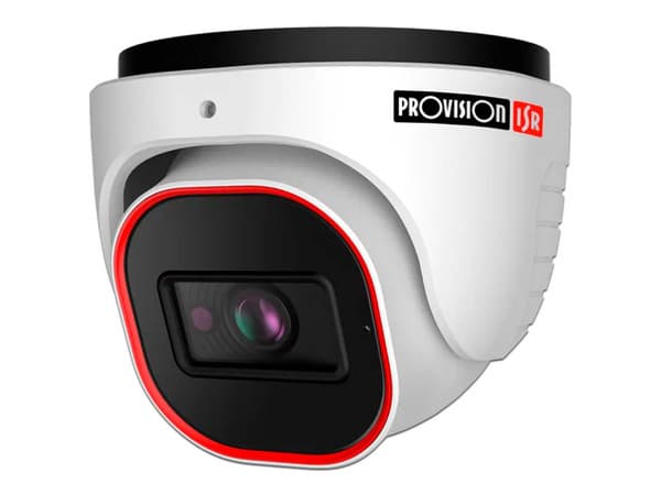 Cámara Provision ISR DI-33K0AB-28 de 3MP (2944 x 1656), Lente de 2.8mm, IR hasta 20m, IP67, Color Blanco.