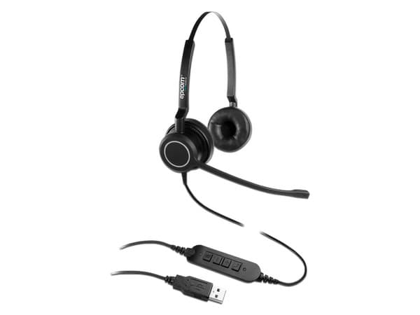 Audífonos Tipo Diadema con Micrófono Epcom ProA Duo, USB, Respuesta de Frecuencia de 150Hz-6800 Hz, Color Negro.