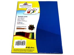 Papel cortado Eurocolors EC0007 tamaño Carta, 100 piezas. Color Azul. - imagen 2