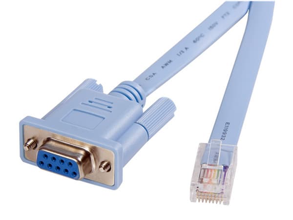 Cable StarTech para Consola Cisco de RJ-45(M) a Serial DB9(H), 1.8m.