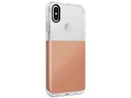 Funda Nimbus9 Ghost para iPhone XS Max, con soporte magnético. Color Transparente / Dorada. - imagen 1