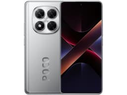 Smartphone Xiaomi POCO X7: 
Procesador Dimensity 7300-Ultra (hasta 2.5 GHz), 
Memoria RAM de 8GB, Almacenamiento de 256GB, 
Pantalla de AMOLED de 6.67" FHD, 
Bluetooth, Wi-Fi, 
Cámara principal de 50MP, 
Android 14, Color Plateado. - imagen 1