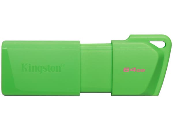 Unidad Flash USB 3.2 Kingston DataTraveler Exodia de 64GB, USB 3.2 Gen 1, Color Verde.