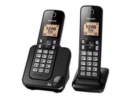 Teléfono Inalámbrico Digital Panasonic KX-TGC352MEB, pantalla 1.6" LED, Duo-Pack. Color Negro. - imagen 2