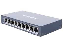 Switch Hikvision DS-3E1309P-EI/M de 8 puertos 10/100 Mbps PoE+ y 1 puerto Gigabit Uplink. - imagen 2