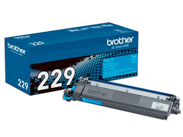 Cartucho de Tóner Brother TN229C, hasta 1,200 Páginas, Color Cian.