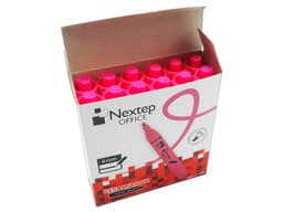 Resaltador Nextep, Color Rosa, paquete con 12 piezas. - imagen 2