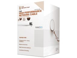 Bobina de Cable UTP Linkedpro, Cat6, 305m, sin blindaje, superflexible, cobre. Color Blanco - imagen 2