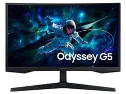 Monitor Gamer Curvo Samsung Odyssey G5 G55C de 27", Resolución 2560 x 1440 (Quad HD), FreeSync, Eye Saver, HDR10, 1ms, 165Hz. - imagen 1