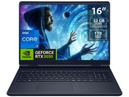 Laptop Gamer Alienware AC16250: Procesador Intel Core 7 240H (hasta 5.2 GHz), Memoria de 32GB DDR5, SSD de 1TB, Pantalla de 16" LED, Video NVIDIA GeForce RTX 5050, S.O. Windows 11 Home, Teclado Versión en Inglés. - imagen 1