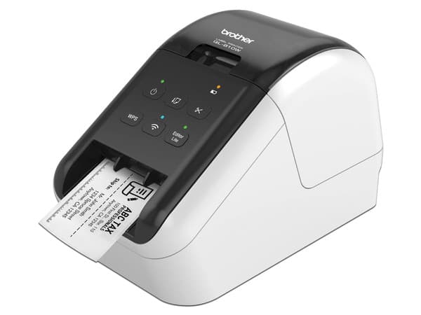 Impresora de etiquetas Brother QL810W, resolución 300 x 600, USB, Wi-Fi.