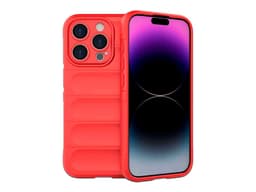 Funda protectora Tekku TPU Phantom para iPhone 15 Pro, Color Rojo. - imagen 1
