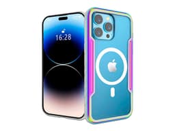 Funda protectora Tekku Metal para iPhone 15 Pro Max, Compatible con MagSafe, Tornasol. - imagen 1