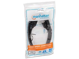 Cable HDMI macho a macho, ARC, 3D, 4K@30Hz, blindado, 1.5 m (5 pies), negro - imagen 3