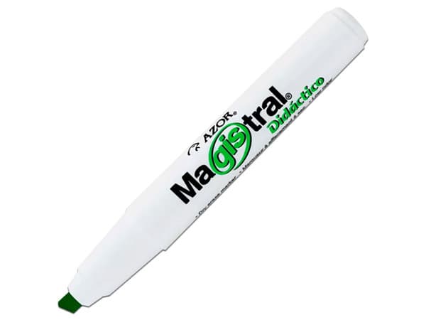 Marcador Azor 8350VE para Pizarrón, 12 Piezas. Color Verde.
