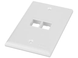 Placa de Pared Vertical Panduit NK2FNWH, Salida Para 2 Puertos Keystone, Color Blanco. - imagen 2