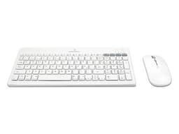 Kit de Teclado y Mouse Perfect Choice Zebrary, Bluetooth, Receptor USB, Batería Recargable, Color Blanco. - imagen 2