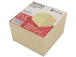 Notas Adhesivas Nextep NE-055A, 5 Bloques 3X3 De 500 Hojas. Color Amarillo - imagen 1