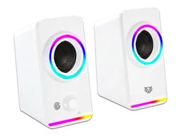 Bocina Gamer BALAM RUSH GLIMM STYLE BG565, Iluminación LED, Bluetooth, 3.5, Estéreo, Color Blanco. - imagen 1