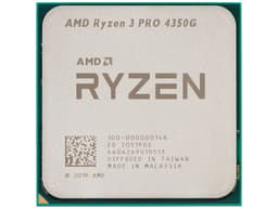 Procesador AMD Ryzen 3 Pro 4350G, 3.8 GHz (hasta 4.0 GHz) con Radeon Graphics, Socket AM4, Caché 4MB, Quad-Core, 65W. Bulk sin caja - imagen 1