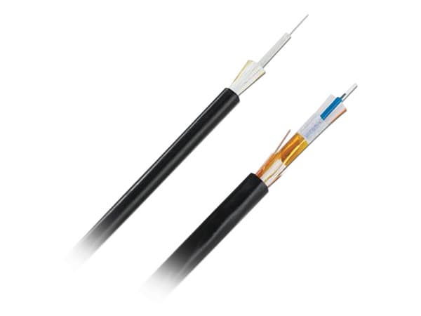 Cable de Fibra Óptica PANDUIT FOCRX06Y de 6 hilos, Multimodo OM3 50/125 Optimizada, Interior/Exterior, Loose Tube 250um, No Conductiva (Dieléctrica), OFNR (Riser), 1m.