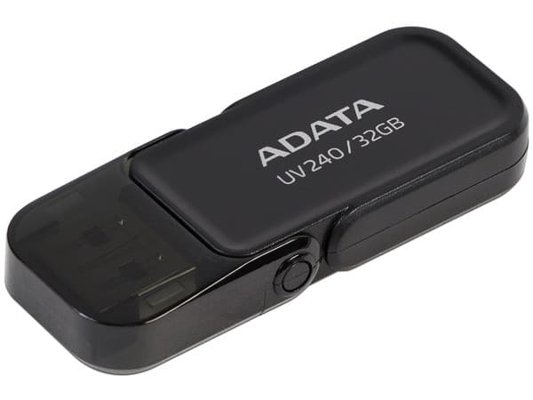 Unidad Flash USB 2.0 ADATA AUV240 de 32GB. Color Negro.