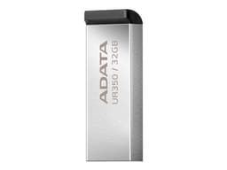 Memoria USB 3.2 ADATA UR350 de 32GB, resistente al agua, polvo y golpes, color plateado. - imagen 3