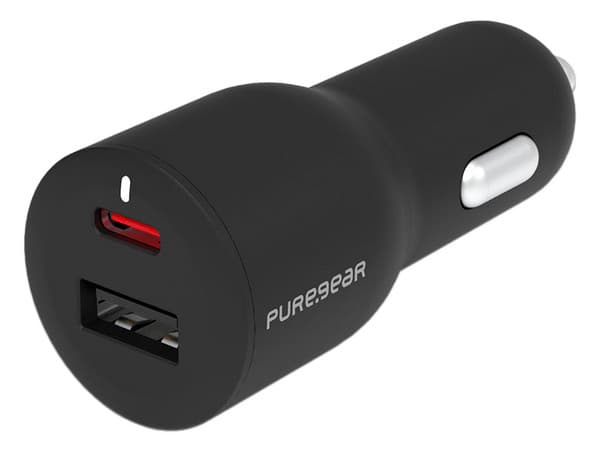 Cargador Para Auto PUREGEAR 64674PG, USB Tipo C, USB, Carga rápida, Color Negro.
