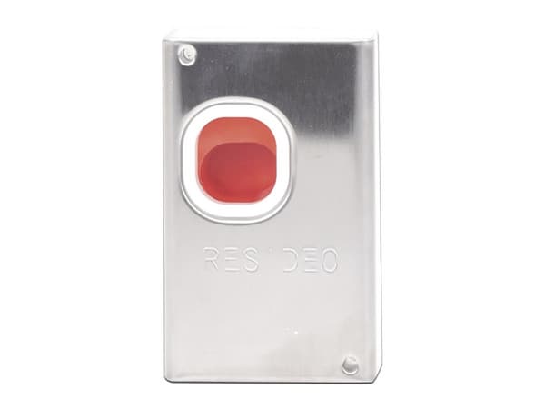 Botón de Emergencia Honeywell 269R, Restablecimiento Manual, Cubierta Metálica.