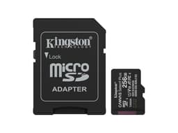 Memoria Kingston MicroSDXC UHS-I U1 Canvas Select Plus de 256GB, Gen 3, 150 MB/s, Clase 10. Incluye adaptador. - imagen 1