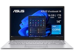 Laptop ASUS VivoBook F1404VA-NK1055X:Procesador Intel Core i5 1334U (hasta 4.6 Ghz),Memoria de 16GB DDR4,SSD de 1TB,Pantalla de 14" LED,Video Iris Xe Graphics,S.O. Windows 11 Pro (64 Bits) - imagen 1